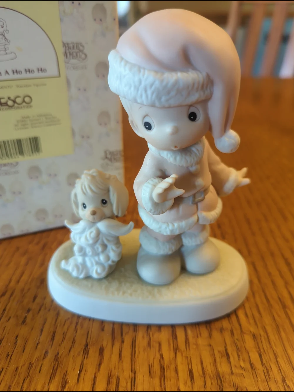 Precious Moments Wishing You A Ho Ho Ho Christmas 1992 Figurine 527629